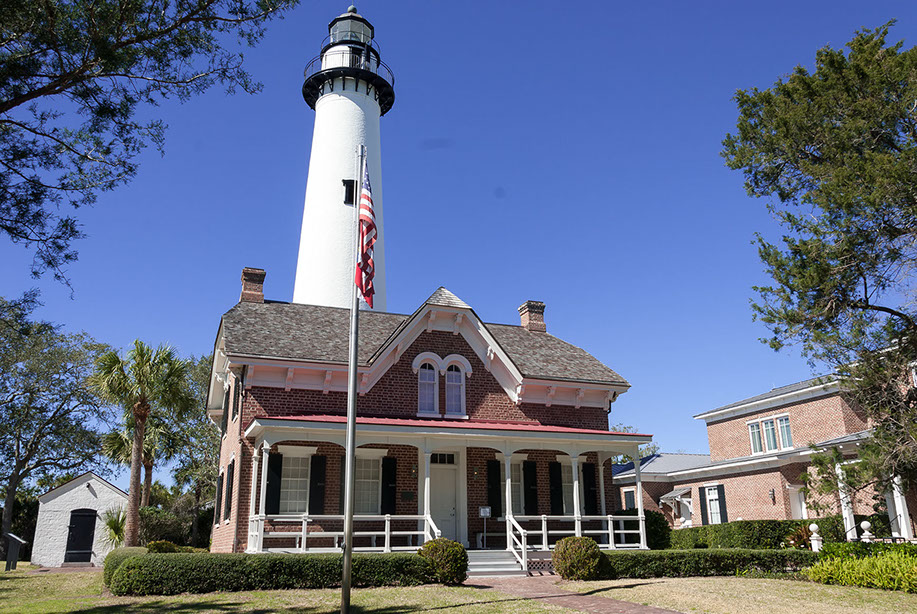 lighthouse and a historical establishment